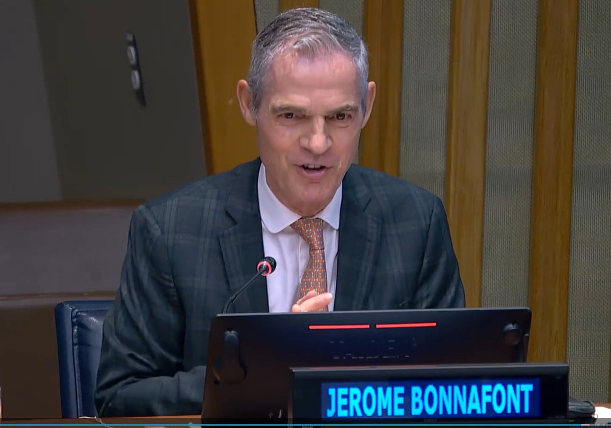 ATDIntPresident's tweet photo. H.E. @JeromeBonnafont , the Ambassador of France to the UN reaffirmed France's commitment to ending poverty everywhere. @franceonu #InternationalDayfortheEradicationofPoverty https://t.co/DFpfMaVkHT
