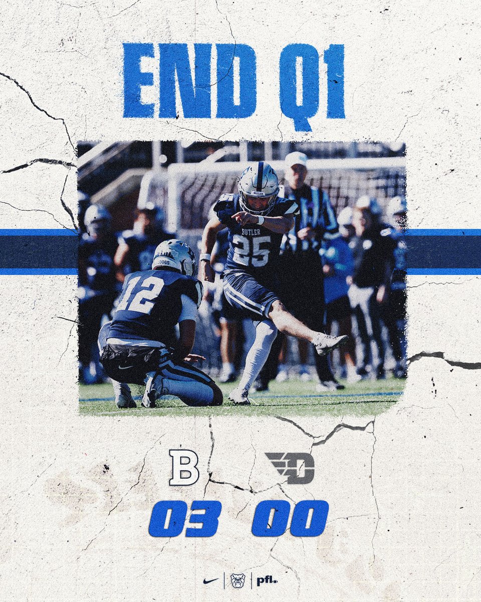 ButlerUFootball's tweet photo. End of the 1st https://t.co/QtU4We8l4Y