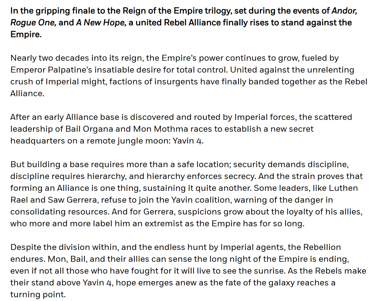 DarthInternous's tweet photo. Have you ever been to Yavin?

Want a little preview of where #FromtheAshes - the finale to the #StarWars #ReignoftheEmpire trilogy is headed? 

(didn't quite work out to have this revealed at NYCC) https://t.co/kdNSOuebav