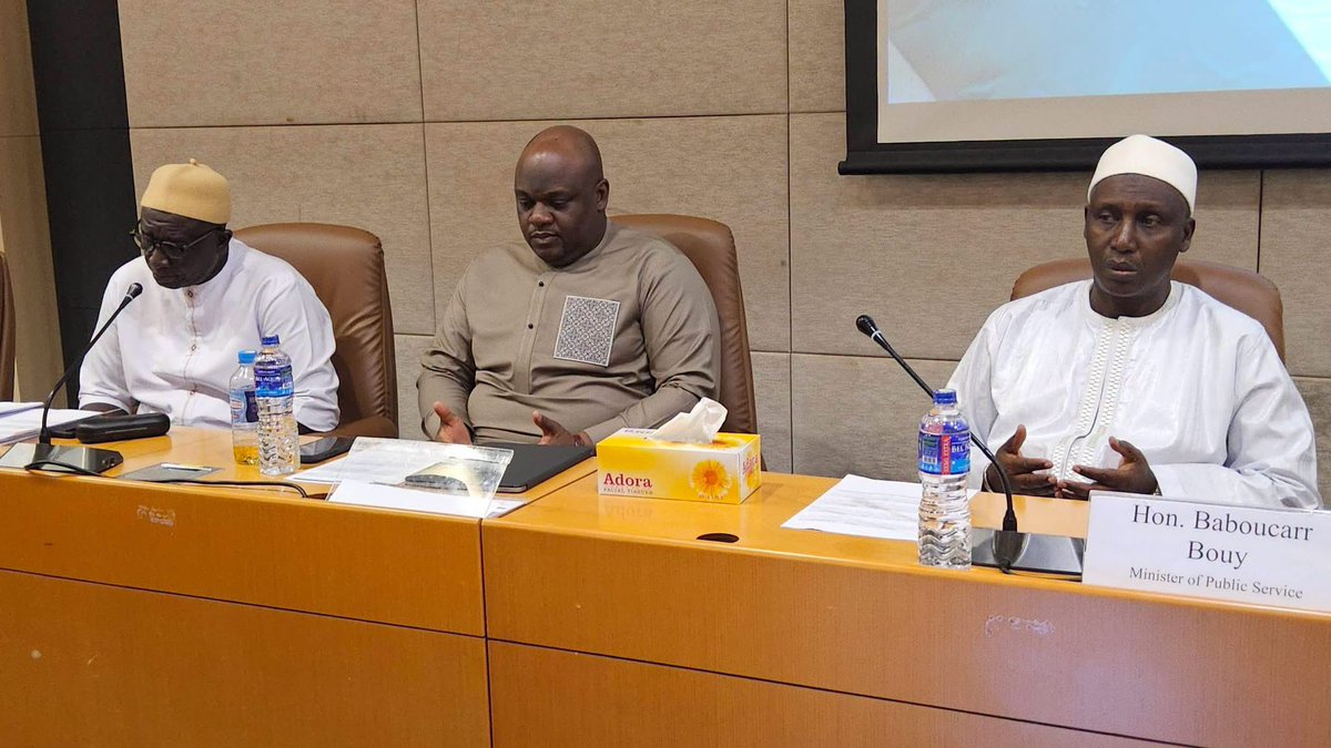 MofeaGambia's tweet photo. GovPay Officially Launched
The Vice President of The Gambia, H.E. Mohammed B.S. Jallow, presided over the official launch of GovPay yesterday at the Sir Dawda Kairaba Jawara International Conference Centre.
#GovPay #DigitalGambia #PublicFinance #RFNDP #TheGambia https://t.co/ccVLho3EGk