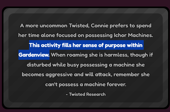 loopimay's tweet photo. I absolutely loved the "Queens of Mischief" music video. It was the perfect blend of Halloween fun and lore implications. I'm so happy that Connie is finally getting her moment to shine!

Unsure if anyone noticed, but this video recontextualizes a few things about her. https://t.co/r7AdSOe2Xa