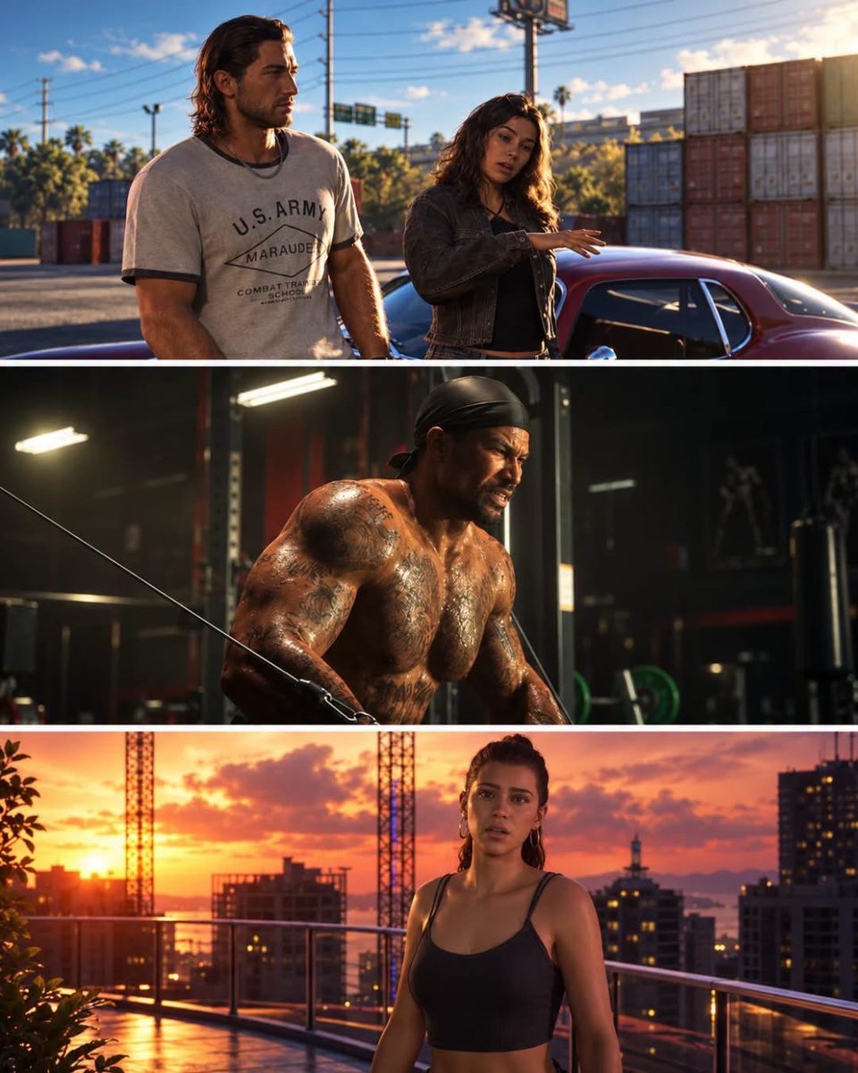 RumonTahmid's tweet photo. @PlayStation The downgrade of gta 6 graphics. Road’s texture lighting contrast colour grading need to upgrade before release. $100 isn’t worth for this look 
@RockstarGames

  We dont want foggy burry murky look. Look at last photo. If Cod, Forza can why don’t you? Everyone raise your voice https://t.co/33ZYFFTPNs