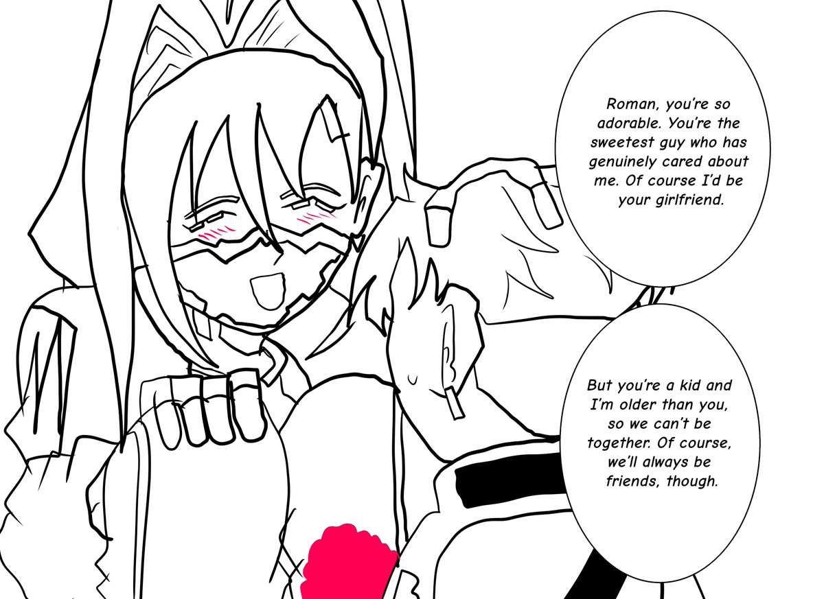 niggasigma06's tweet photo. I think Talia and Roman’s relationship would be something like this. Well, as for that last part, I wish they had a relationship like that. Maybe they don’t even get along in the show, haha.
#CyberpunkEdgerunners2 
#Taliayang #Romancarax 
#D #Weakkigsley https://t.co/z8cjc6WBpm