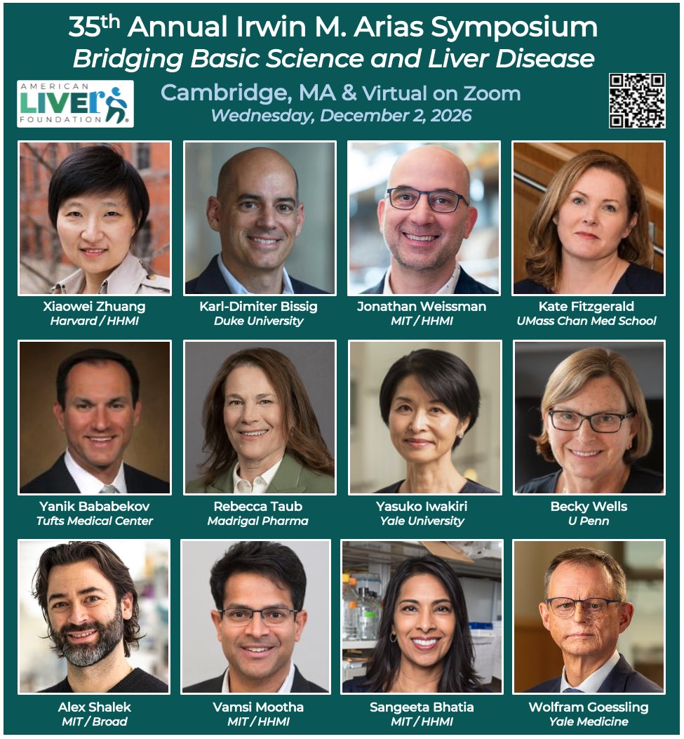 constantine_sci's tweet photo. 35th Annual Arias Symposium coming up soon on 12/2! Register for some fantastic speakers and liver community :) https://t.co/xqh9uNG5RI https://t.co/sqxrLWsRjY