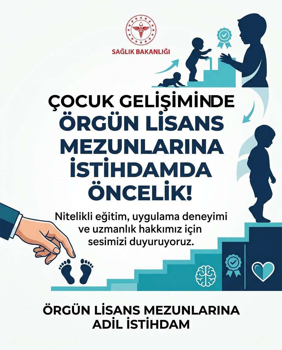 Saracgamzee4's tweet photo. Çocuk gelişim takibi lüks değil, her ailenin hakkıdır. Örgün eğitimli uzmanlarımızı sağlık sistemine entegre ederek her çocuğa ulaşabiliriz! #SagliktaOrgunCocukGelisimci
@saglikbakanligi @drmemisoglu @tcailesosyal https://t.co/bhTdNCzKbe