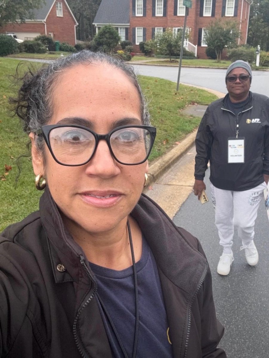 AFPNC's tweet photo. The weather won’t stop us from telling our neighbors about the great things our policy champions have accomplished! https://t.co/mL7pnOeS2H