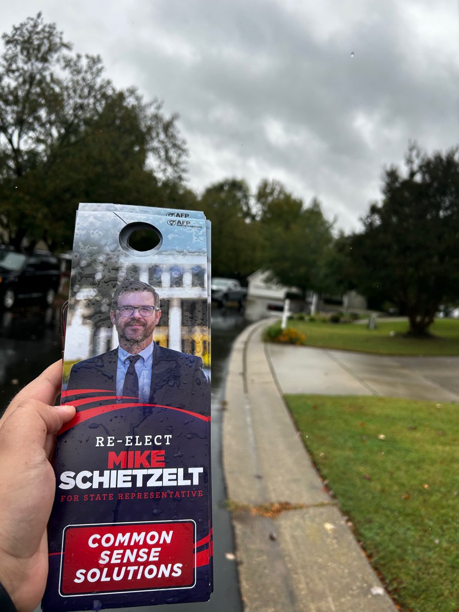 AFPNC's tweet photo. The weather won’t stop us from telling our neighbors about the great things our policy champions have accomplished! https://t.co/mL7pnOeS2H