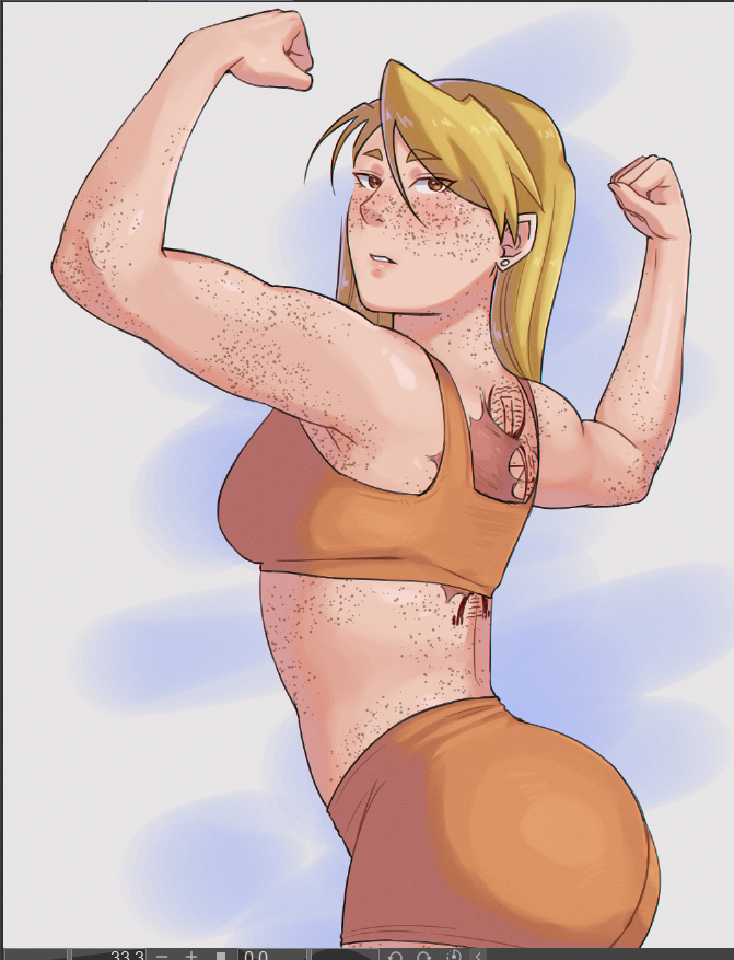 lieutenantnudes's tweet photo. those new megan pics reminded me of riza u_u https://t.co/qEXbNOG2g0