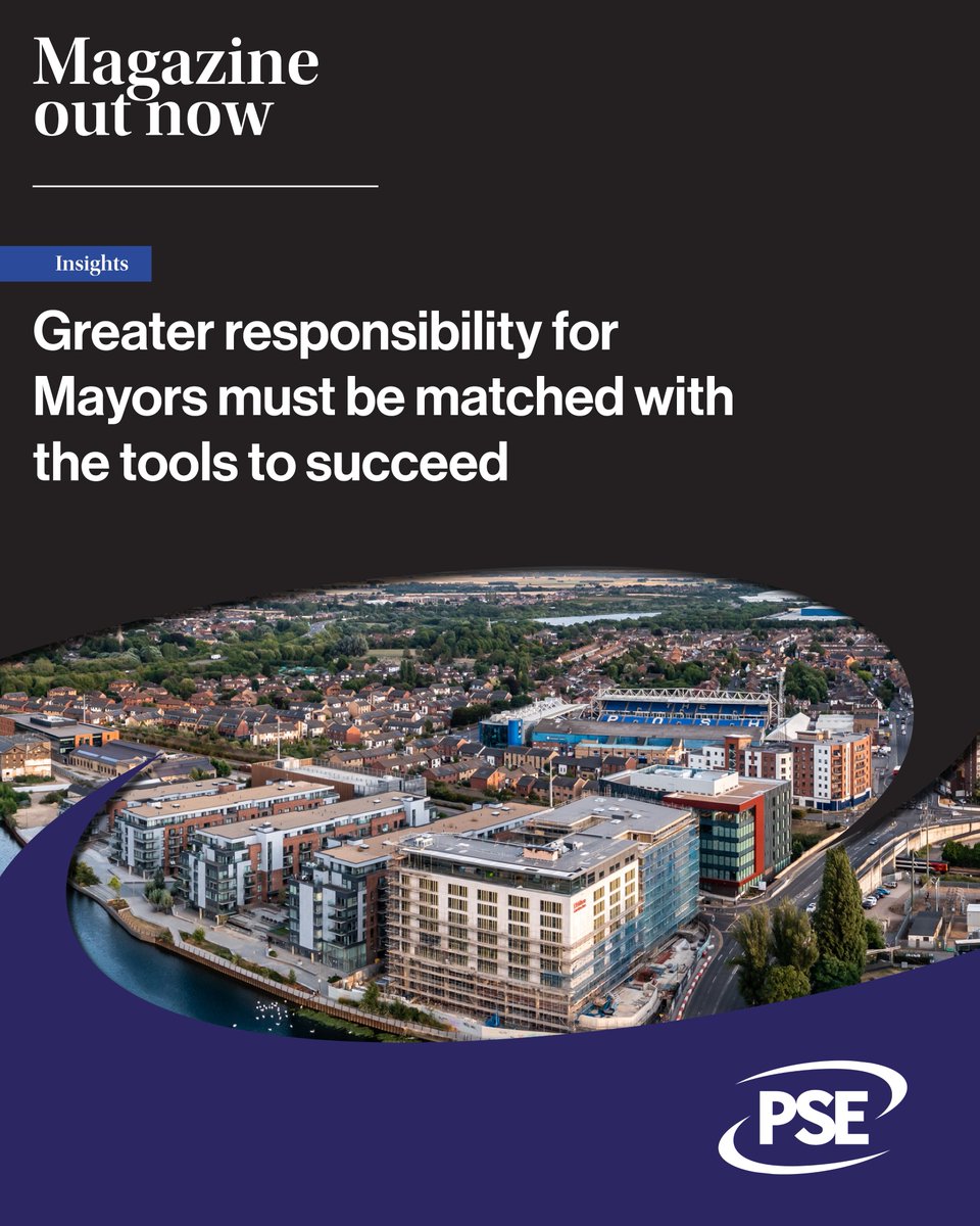 thepsenews's tweet photo. Can mayors deliver on growing responsibilities without the funding and resources to match?
Paul Bristow discusses devolution, regional growth and the challenges facing mayoral authorities.
Read more:
https://t.co/1H2lVRvXs1
#Devolution #LocalGovernment https://t.co/cDHxKPtmkM
