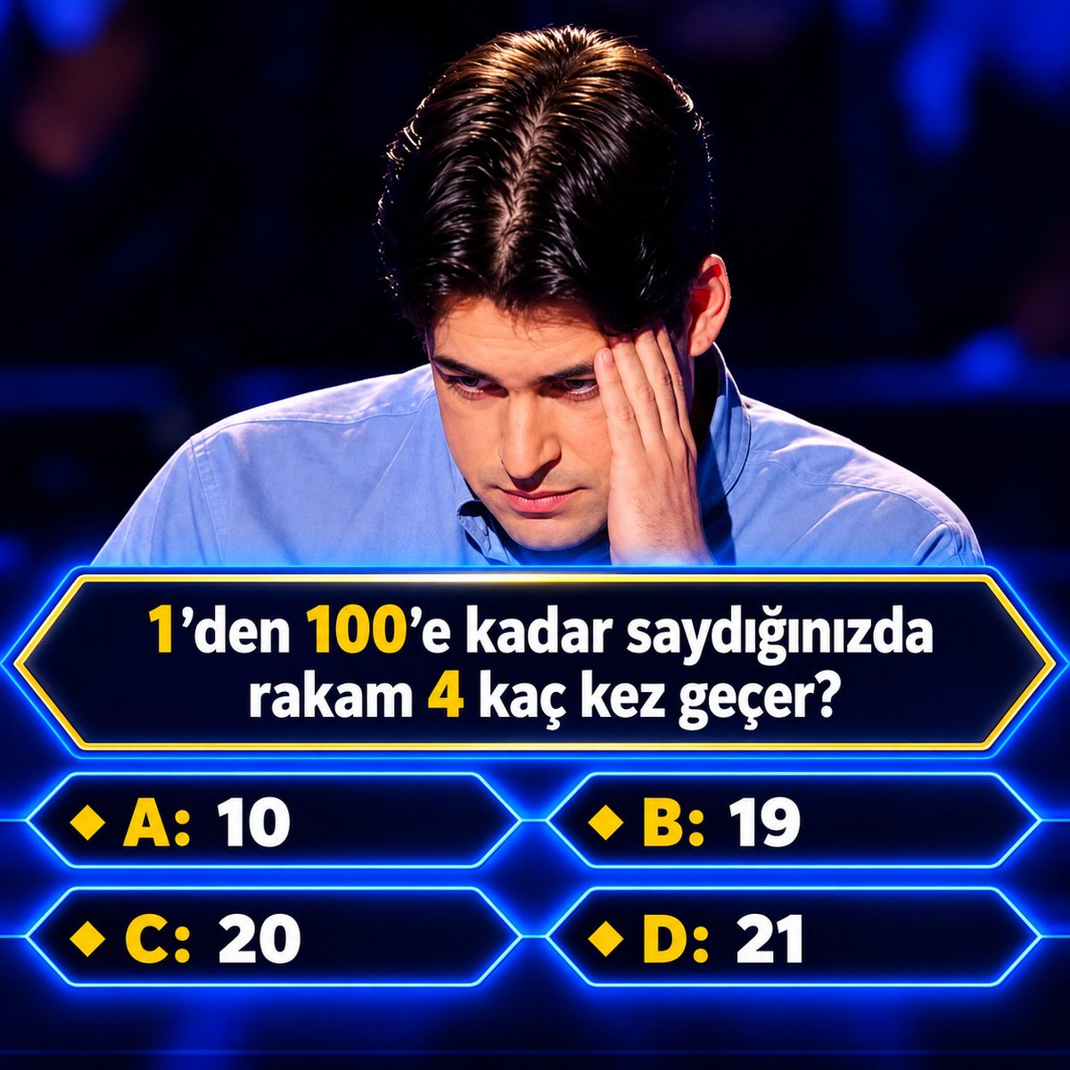IsKitaplari's tweet photo. 🧠 Dikkat ve zekâ testi!

İlk bakışta çok kolay görünüyor ama pek çok kişi bu soruda yanılıyor!

Bakalım kaç kişi doğru bilecek? 👇 https://t.co/J2k8n74F0O