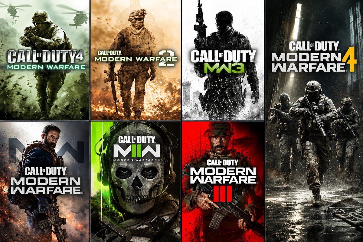 ExoGhost's tweet photo. The MODERN WARFARE franchise has officially ended

2007-2026 https://t.co/xHGzd9HNpS