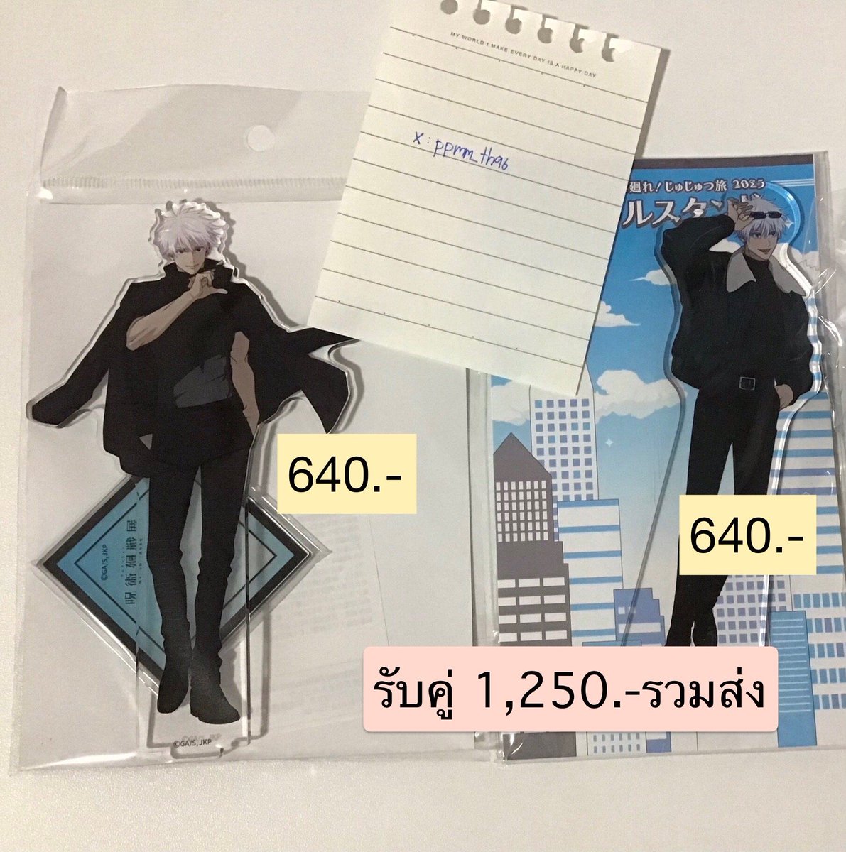 ppmm_th96's tweet photo. ตอนนี้น้องนุยเราให้คนอื่นไปแล้วนะค้าบเลยจะเหลือสแตนดี้ราคาตามภาพ✅️
รับแยกค่าส่ง 30
รับคู่ส่งฟรี 
#ตลาดนัดจจส  #ตลาดนัดjjk https://t.co/mKN2L9Mv4j