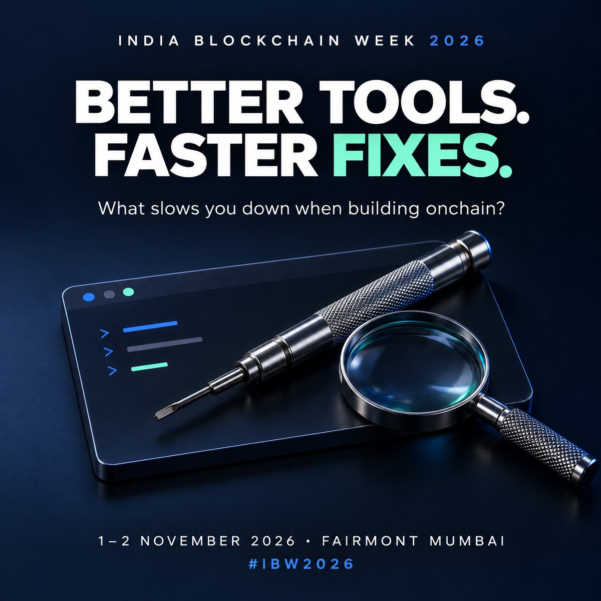 Sandesh13fr_'s tweet photo. A failed transaction should give developers something useful to work with.

At IBW 2026, I’d love to compare notes on debugging tools, clearer errors and better documentation.

Which tool has saved you the most time?

#IBW2026 https://t.co/9BuccmlPW1