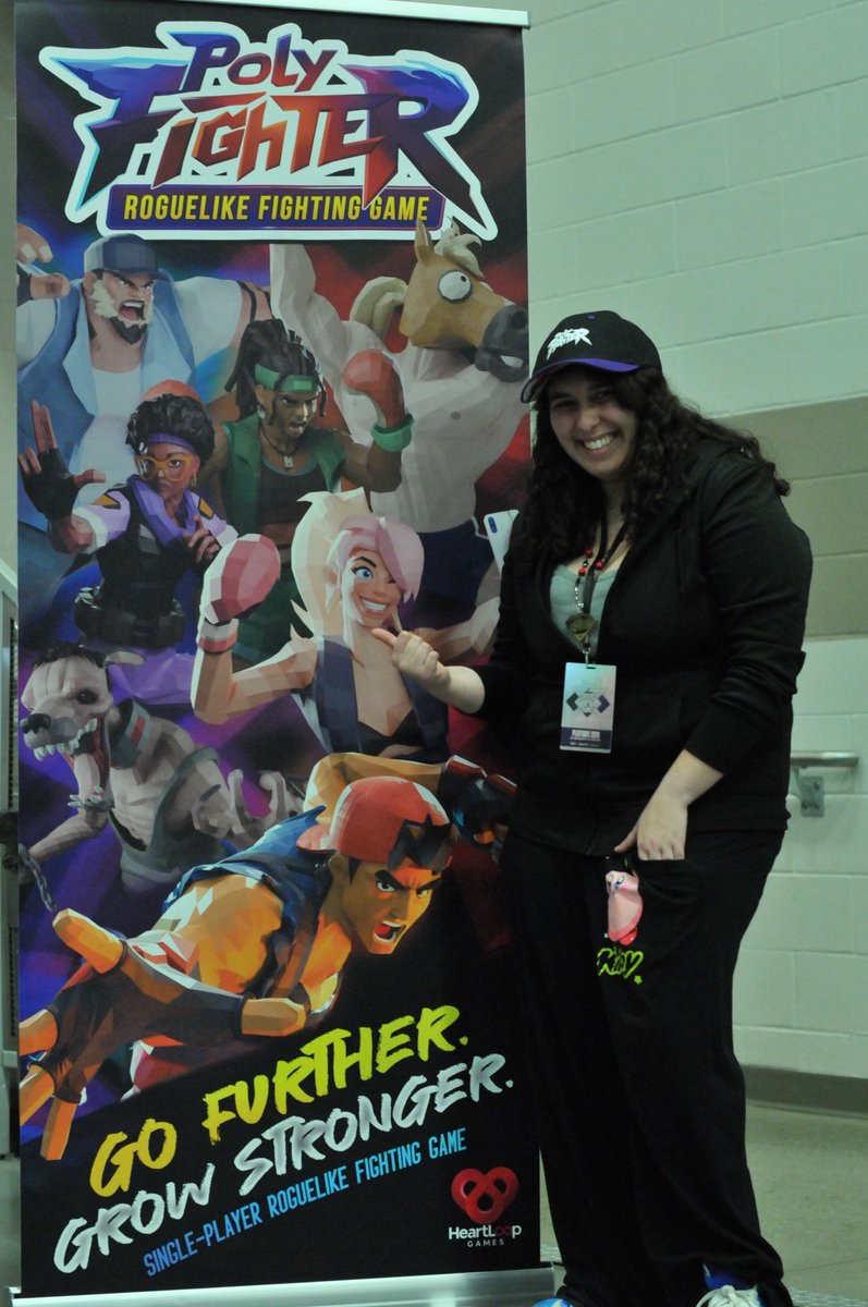 PolyFighterGame's tweet photo. Good afternoon @platfight Day 2!
As the brackets begin, so does our booth! 

Come check us out to help you warm up, and shake off the nerves before the competition 👊 https://t.co/JL7Lon8HGt