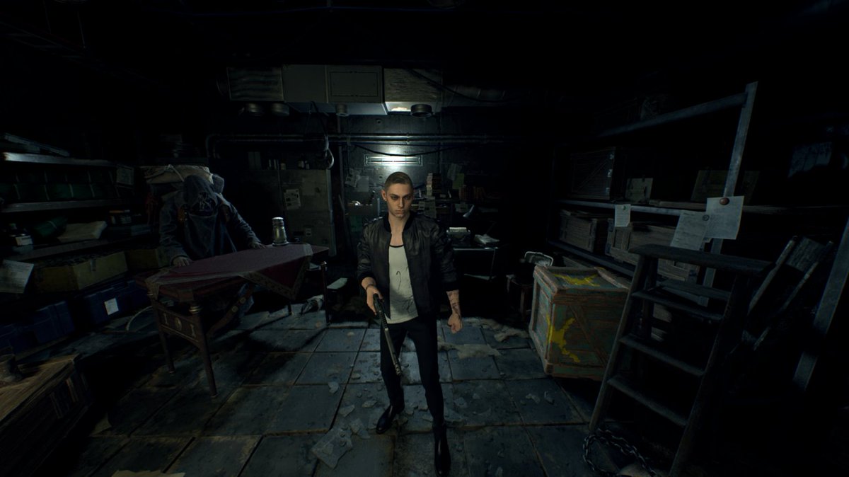 AlexGreyhound's tweet photo. After much effort, after obtained Yuri mod from amazing @keff0m and a failed attempt to do it myself, an incredibly kind friend from RE Wiki installed it on his PC and now I finally have images of REV3's Yuri, the disrespected russian criminal who helped Wesker in 2003 #REBHFun https://t.co/tTdA7YTVcG