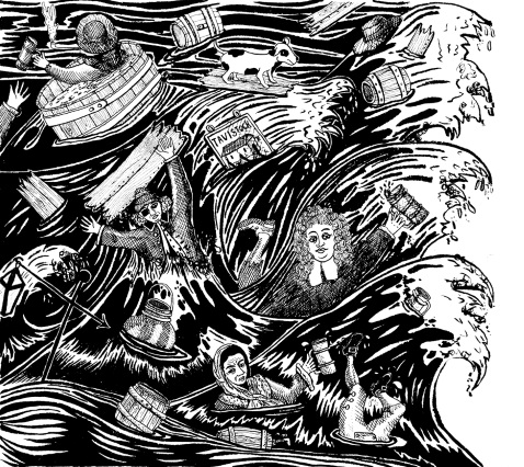 ianchriste's tweet photo. Today in 1814, the Great London Beer Flood killed least 8 people when 320,000 gallons of hot brown porter ale burst out of the Horse Shoe Brewery, releaseing a 15-foot wall of alcoholic terror into the slum of St Giles Rookery. Cheers to the victims! 

#beer #beerflood #nwobhm https://t.co/D50nwJEWri