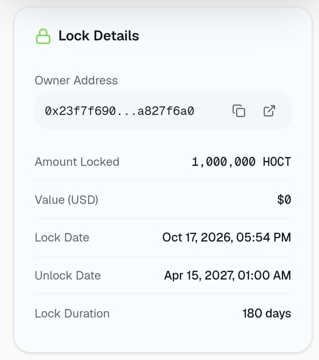 WernerthanGod's tweet photo. https://t.co/0Hr1H1azD1

We have already started locking token allocations.

Its onchain for public research https://t.co/V65IKCCmig