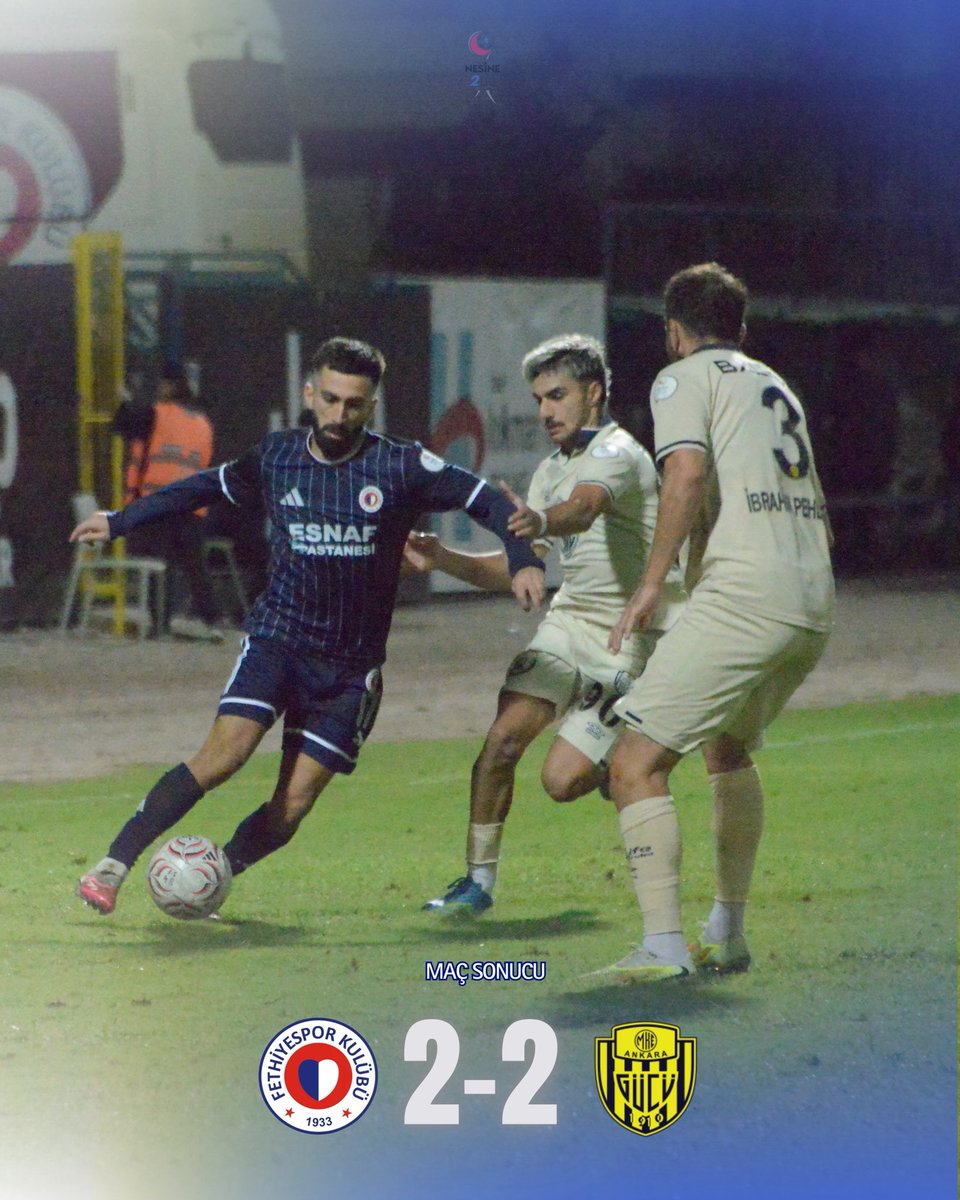 Fethiyespor's tweet photo. Maç Sonucu https://t.co/QIS4O9Zz94