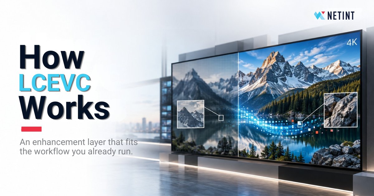 NETINT_Tech's tweet photo. Video platforms pay twice for scale: compute to create the stream and bandwidth to deliver it.

NETINT VPUs and MPEG-5 LCEVC address different sides of that equation.

See how the architecture works:

https://t.co/zOOmG0HMIs 

#LCEVC #VPU #VideoInfrastructure https://t.co/tFnGXMIBGF
