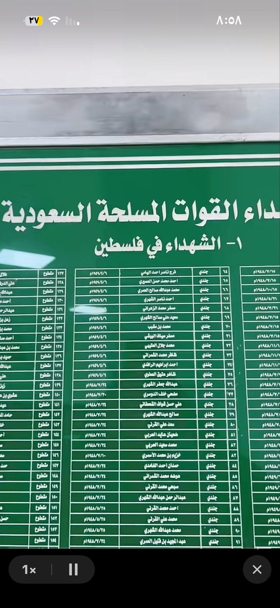 hj1qq's tweet photo. @MiladSlimm الله يرحمهم جميعنا قرابة ال ١٠ آلاف مجاهد و ٢٠٠٠ شهيد في سنة ٤٨ بس و منهم الملك سلمان و الملك فهد الله يرحمهم بعدها صارت القضيه ورقة بيد مشرك الي والله لن ينصرها https://t.co/LfRistjEry