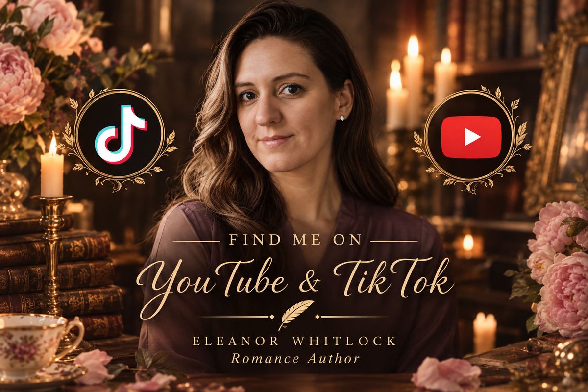 WhitlockRomance's tweet photo. A little more of my world beyond the page… ✨💕

I’m now sharing my romance-author journey on YouTube and TikTok! Expect glimpses behind the stories, romantic inspiration and a little vintage glamour along the way.

I’d love for you to join me!

#RomanceAuthor #AmWriting https://t.co/CV9g6At7D1