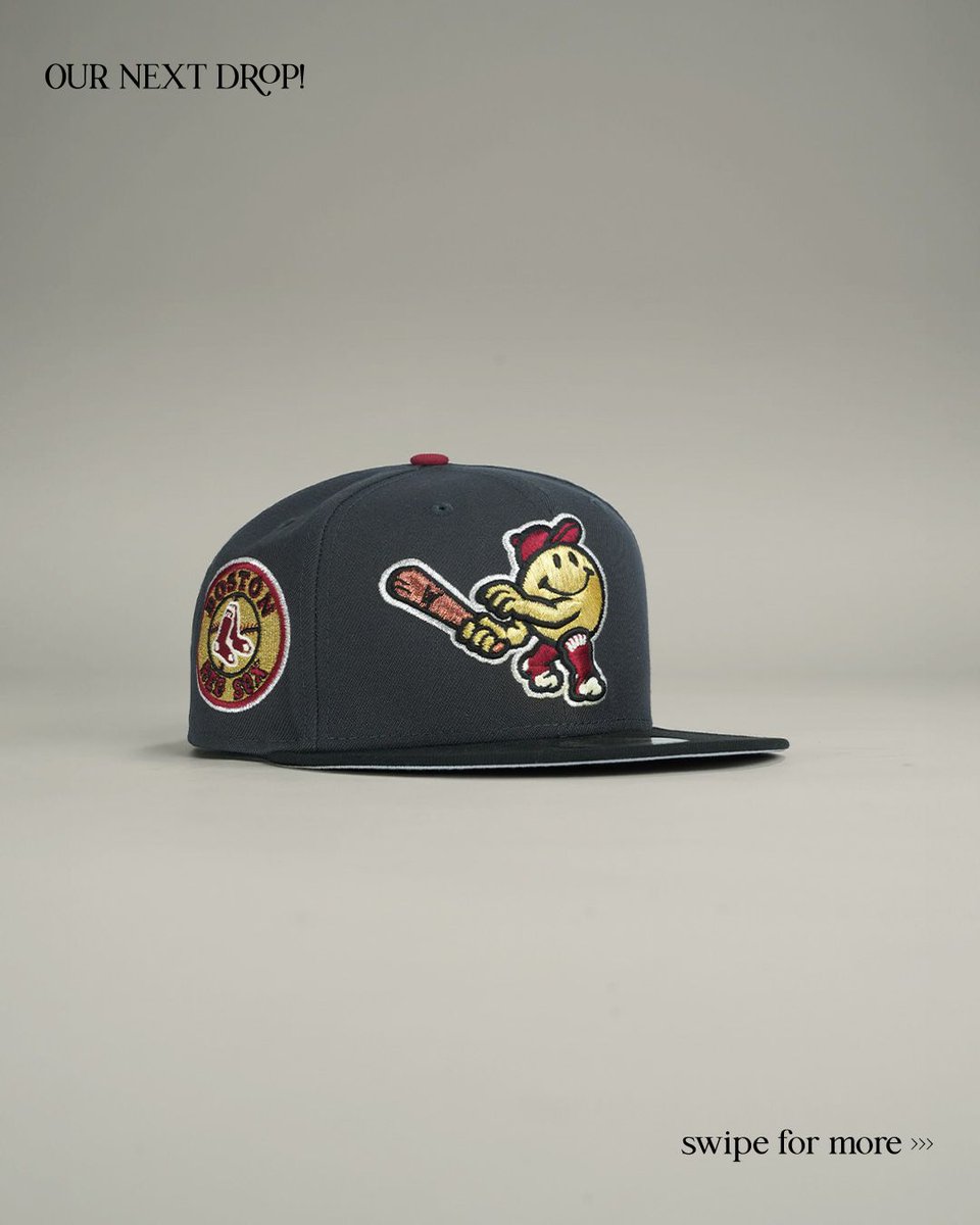 TopperzStore's tweet photo. SPECIAL DROP 🚨😁 NOW ONLINE

This Worcester Red Sox New Era 59FIFTY fitted comes in graphite with a black visor, a smiling baseball slugger front logo and a classic Red Sox roundel side patch.

Limited stock only. https://t.co/wL7ZDuaBwg