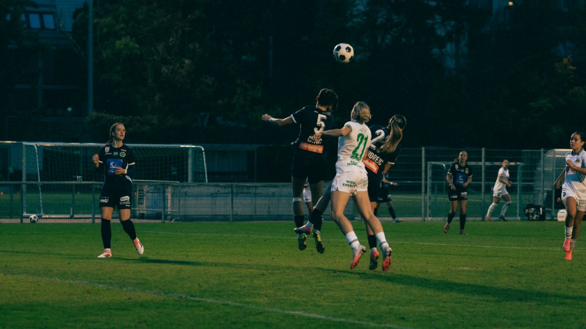FirstViennaFC's tweet photo. Die schönsten Bilder unserer Frauen vom heutigen Duell gegen den SK Rapid! 💙💛📸

#ViennaFamily #FrauenPower #FrauenBundesliga https://t.co/Z6r7UkmGMB