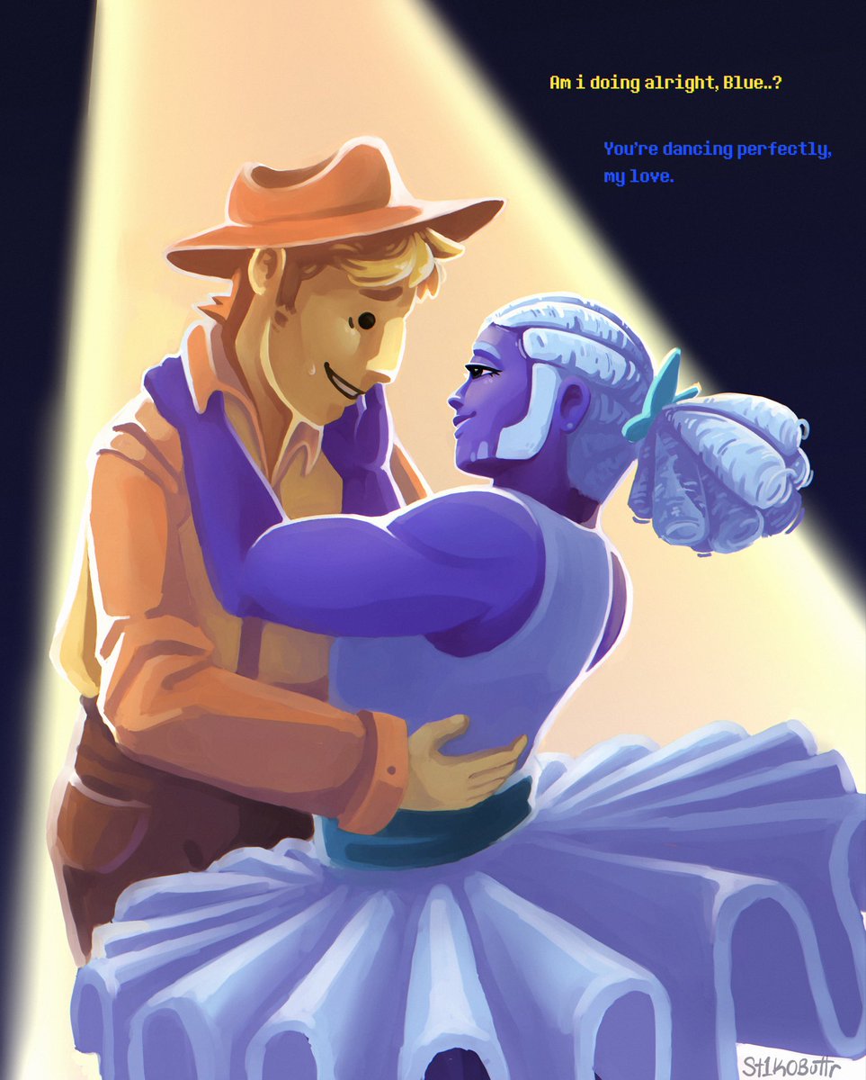 St1k0Buttr_'s tweet photo. I love them sm omgggg  

#deltarune #deltarunefanart #blellow #blue #yellow https://t.co/M5JTiiLQmL