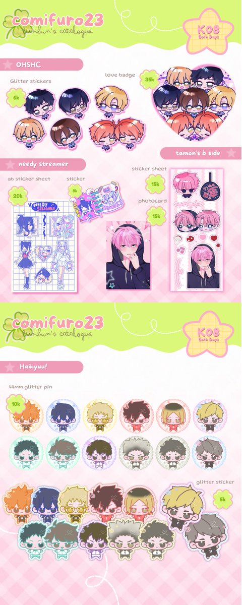 pan__kmy's tweet photo. [🔄&amp;💜appreciated]
Giveaway open!?
୨ #comifuro23 OTS ONLY and fast PO catalogue ৎ

📅18 okt-21 okt 26
📍Buciness Man | K08ab
✨Pandavva, Phantom Busters/Phanbus, Haikyuu!, MHA/BNHA, NSO, tamon's b side, OHSHC
🔗links and giveaway below ⤵︎

#CF23catalogue #CF23 https://t.co/kgVplpnSQB