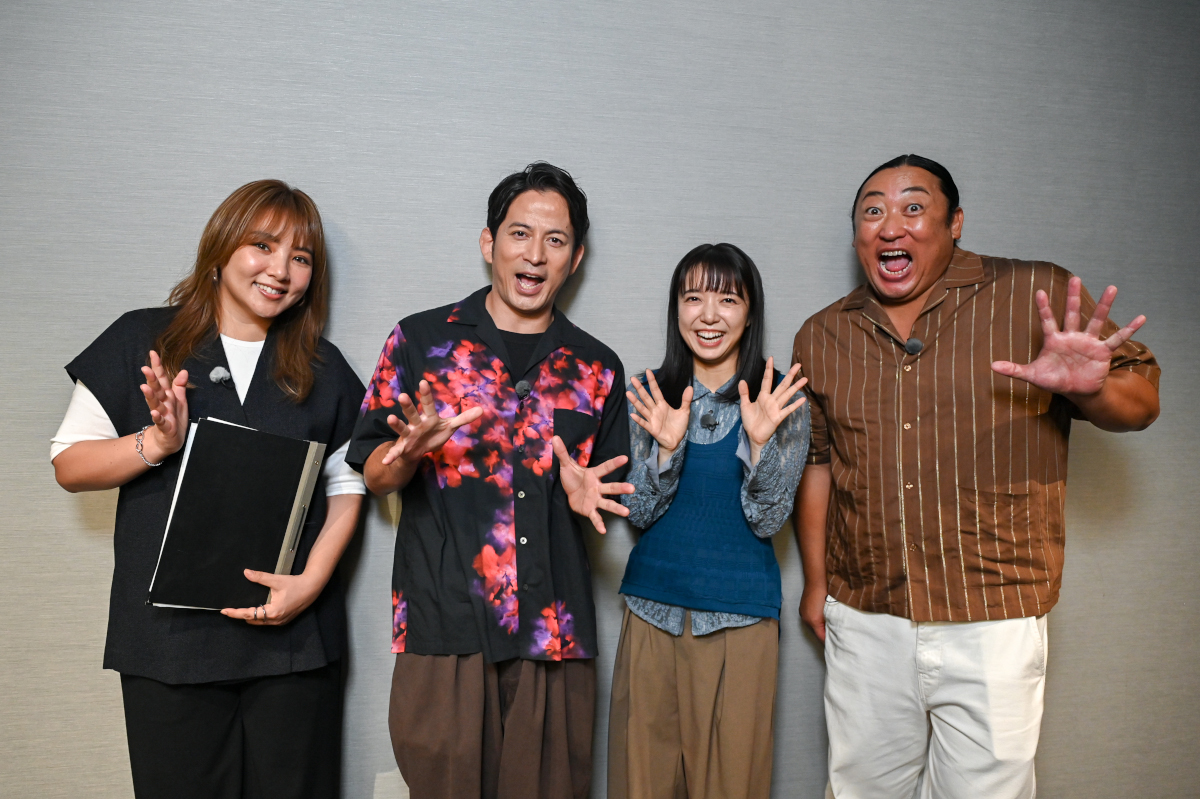 TVGweb's tweet photo. 📣今夜放送
「岡田准一とロバート秋山の今さらシロー！」

上白石萌音ゆかりの地・中野を調査🔍
村上隆＆そっくりな弟が似顔絵対決
MAPPAにも突撃で一同大興奮

Mrs. GREEN APPLEに楽曲制作をお願い🍏
「音階ちょうだい」に大森元貴の反応は…

https://t.co/HusM3KQMKJ

#今さらシロー https://t.co/RKlfRI2ayC