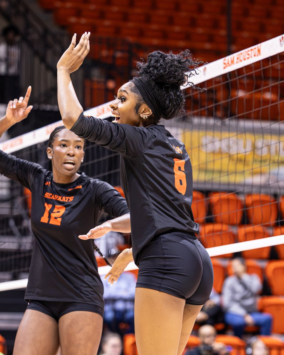 BearkatsVB's tweet photo. Two down, one to go.
#EatEmUpKats | #BePartOfIt https://t.co/62umhAl0oY