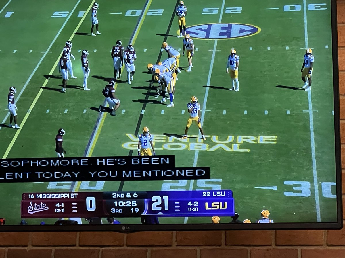 Mark3110885500's tweet photo. @SandraSmithFox 
Looks like LSU is having a good 
game against Miss ST   . Sandra https://t.co/Y10AfCpeck
