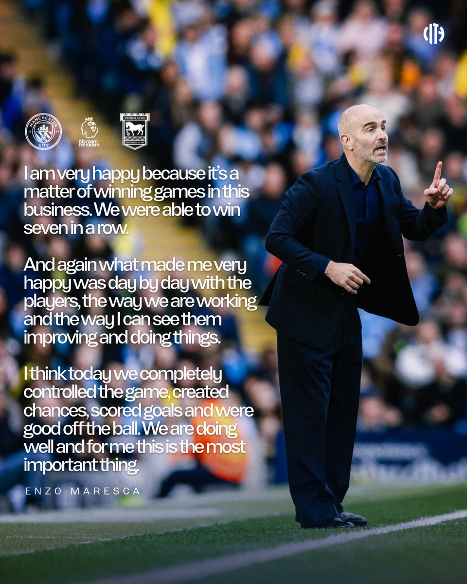 ManCity's tweet photo. Enzo reacts to his record-breaking @premierleague start 💬🩵 https://t.co/XGsuExkkkw