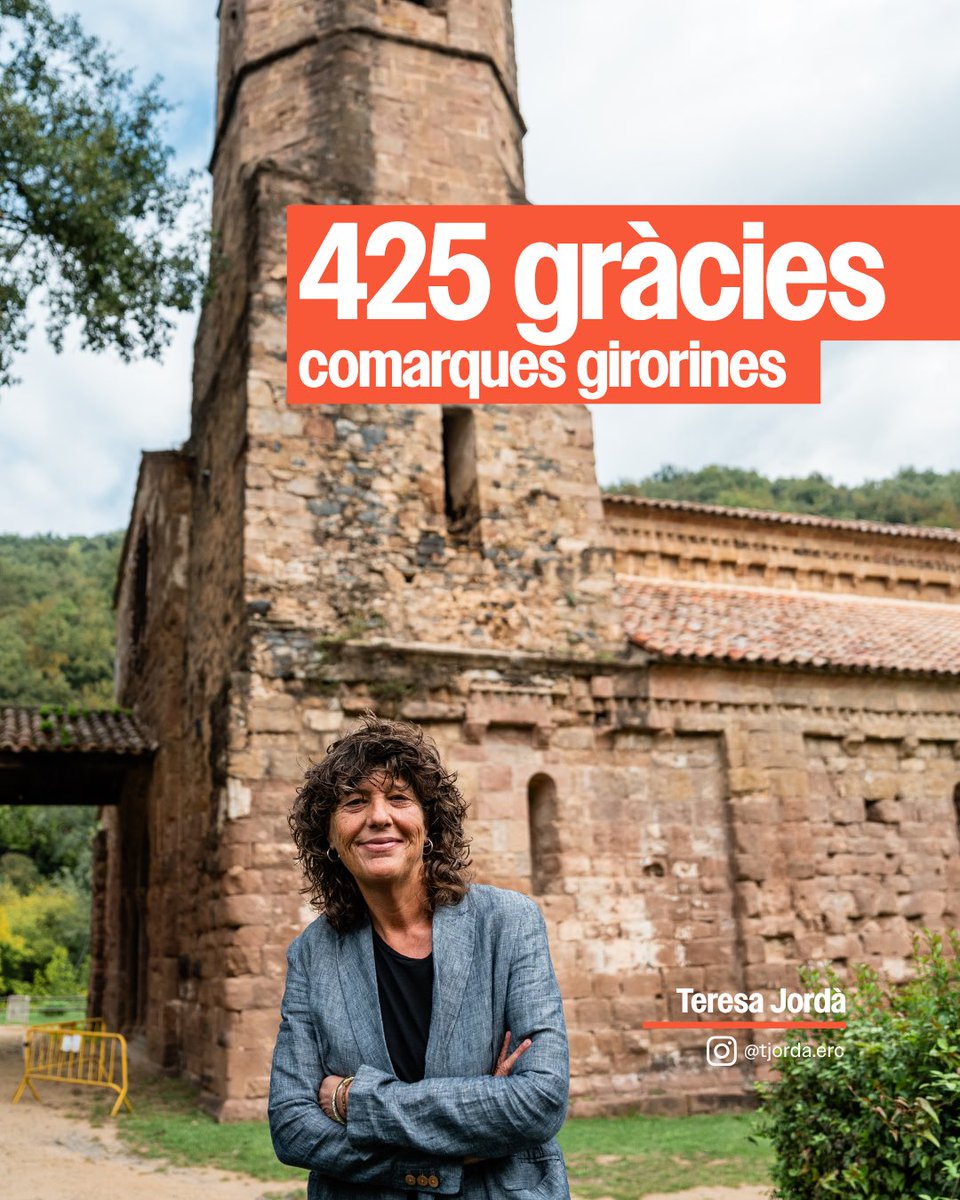 TeresaJorda's tweet photo. La militància de comarques gironines m’ha escollit per encapçalar la candidatura d’RC al Congrés 💛

Gràcies per la confiança i la participació, i gràcies també a l’Etna per la campanya.

Ara, a donar-ho tot per aturar el feixisme i defensar els drets, les llibertats i el país! https://t.co/dQ9cCcOmSL