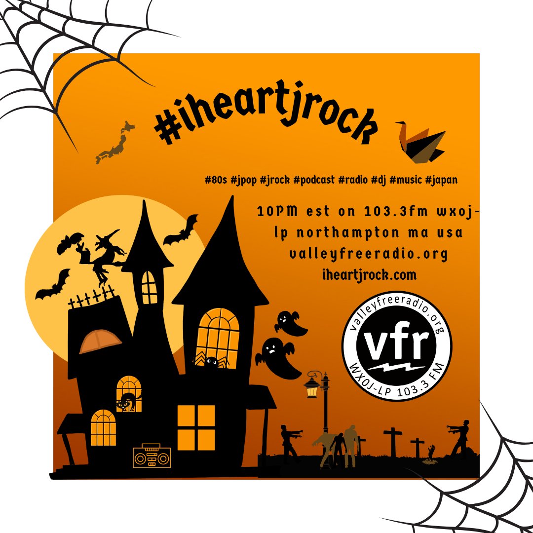 djsakura666's tweet photo. Sorry! Another pre-recorded show is airing this evening. It's going to be last week's show in case you missed it and can't get to Spinitron.
We will be live on Halloween, so get your spooky requests in!!
#jrock #jpop #vk #anime #Halloween
https://t.co/0f3N66UTNi
also taking requests for #SakuraUnderground too! DJ Silent can't wait to spook you again.