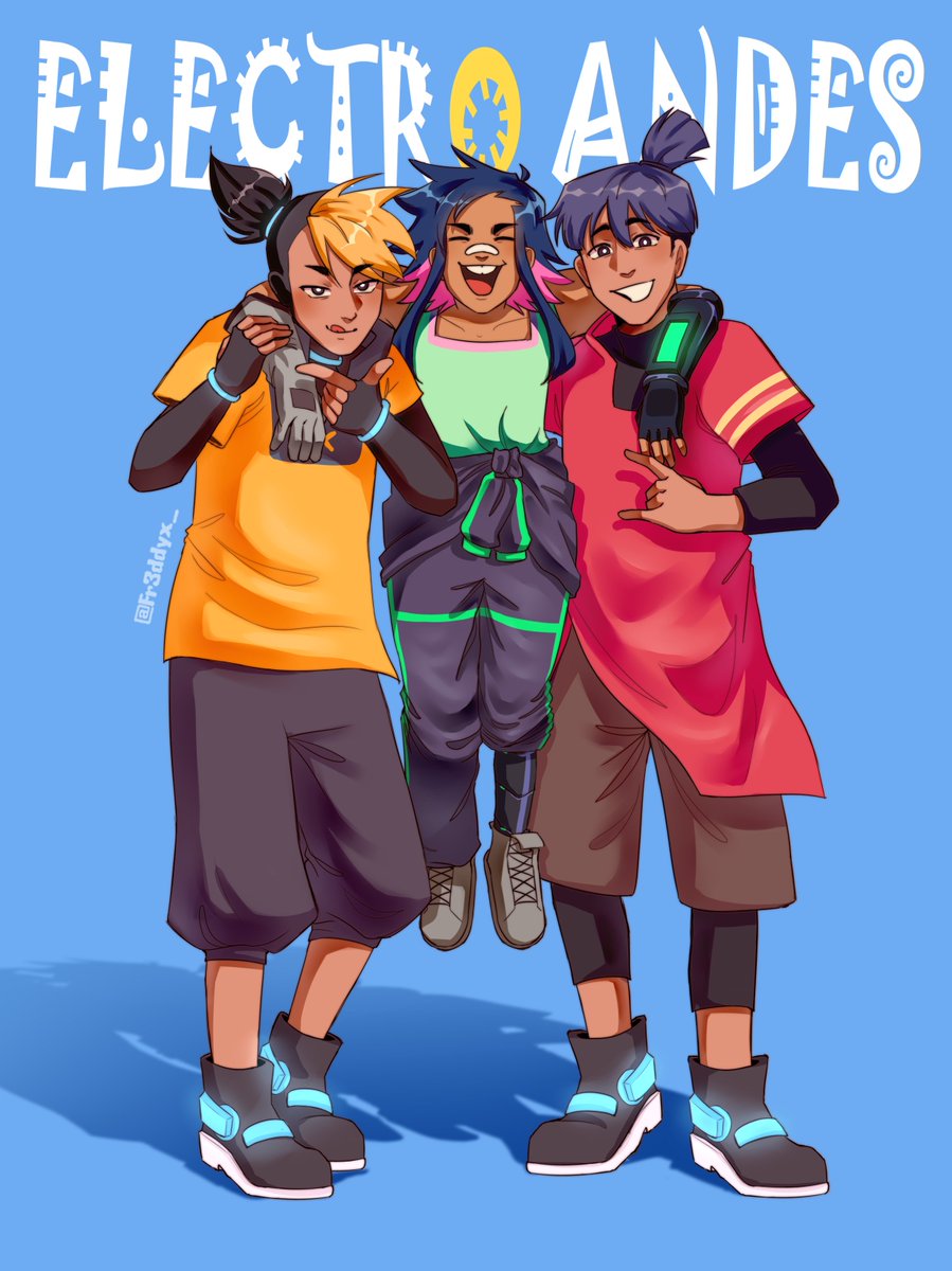 Fr3ddyx_'s tweet photo. Los wiwis 🤏

#ElectroAndes #electroandesfanart https://t.co/JNBRWy2xbM