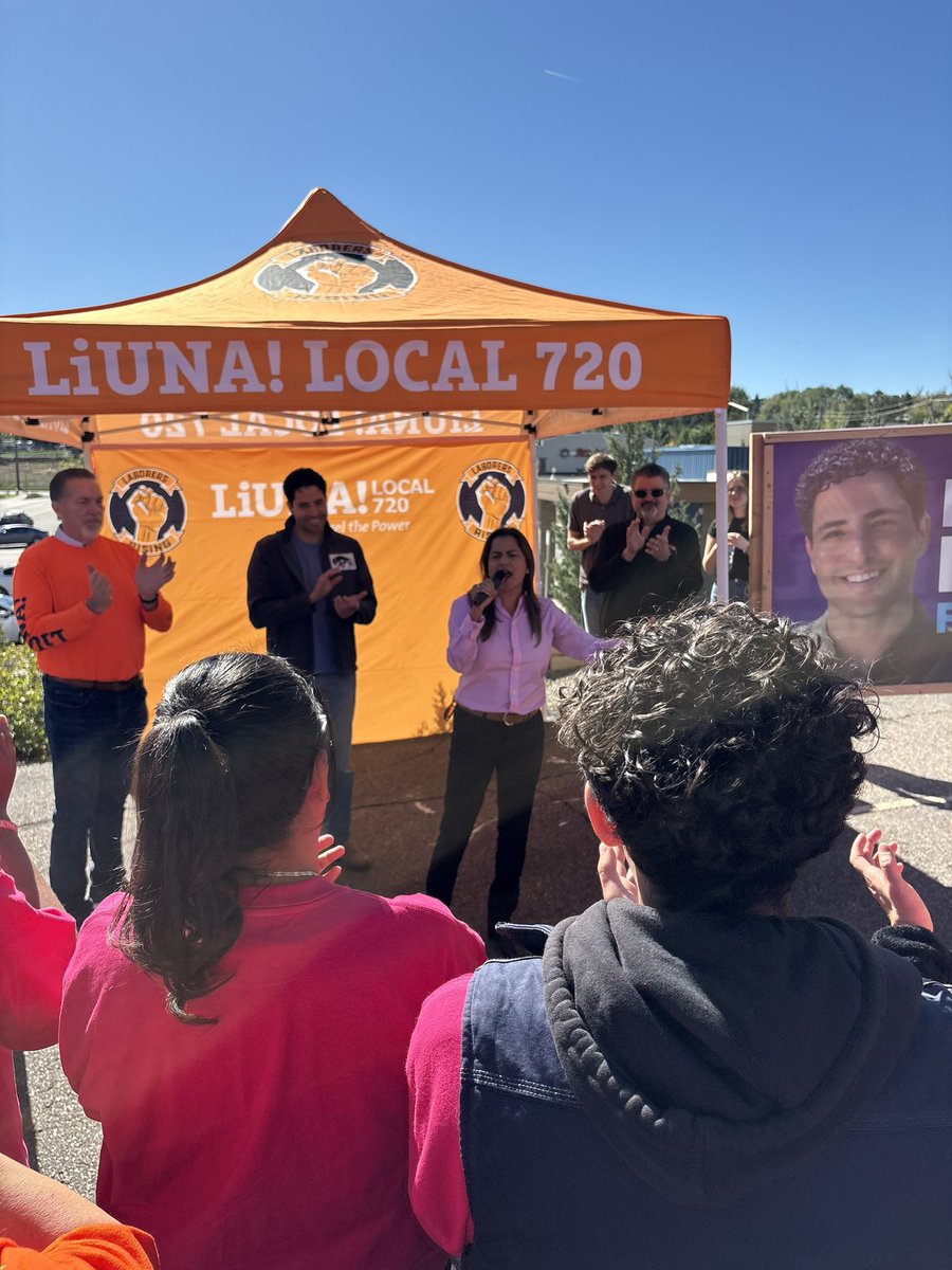 Nanette4CA's tweet photo. Get out and vote for @MannyRutinel  #CO08! Gabe Evans votes with Trump 100% of the time - to cut health care, raise gas prices with his war of choice, and give tax breaks to billionaires. Manny will fight for YOU in Congress! https://t.co/jhWY2kP3bE