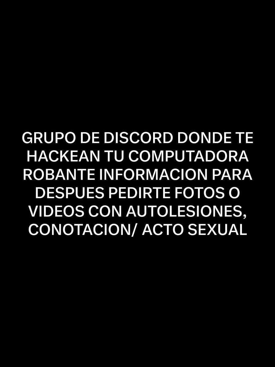 chuuwttj's tweet photo. No soy de pedir cosas y mucho menos por redes, pero necesito que compartan este hilo para que esto no siga pasando. No es solo para la comunidad de video juegos, sino para proteger a los menores que entran en estas extorsiones por cosas que a la larga no valen por su integridad. https://t.co/uB52OOijGm