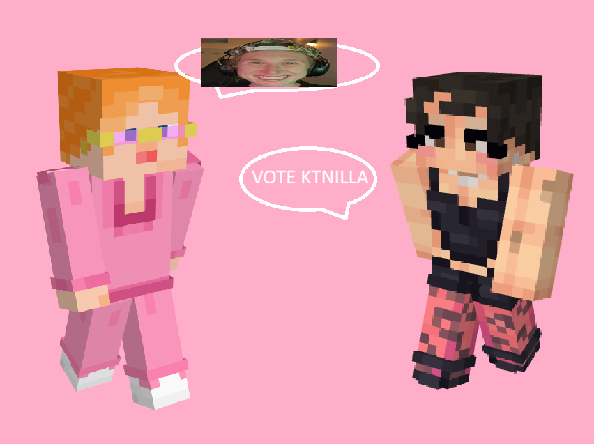 tweetychickss's tweet photo. ALERT 🚨🚨🚨 theres a bug going around and the only way to fix it is to vote for katie b for minecraft , breakout, and best duo with vanilla https://t.co/j4enD6JMfH