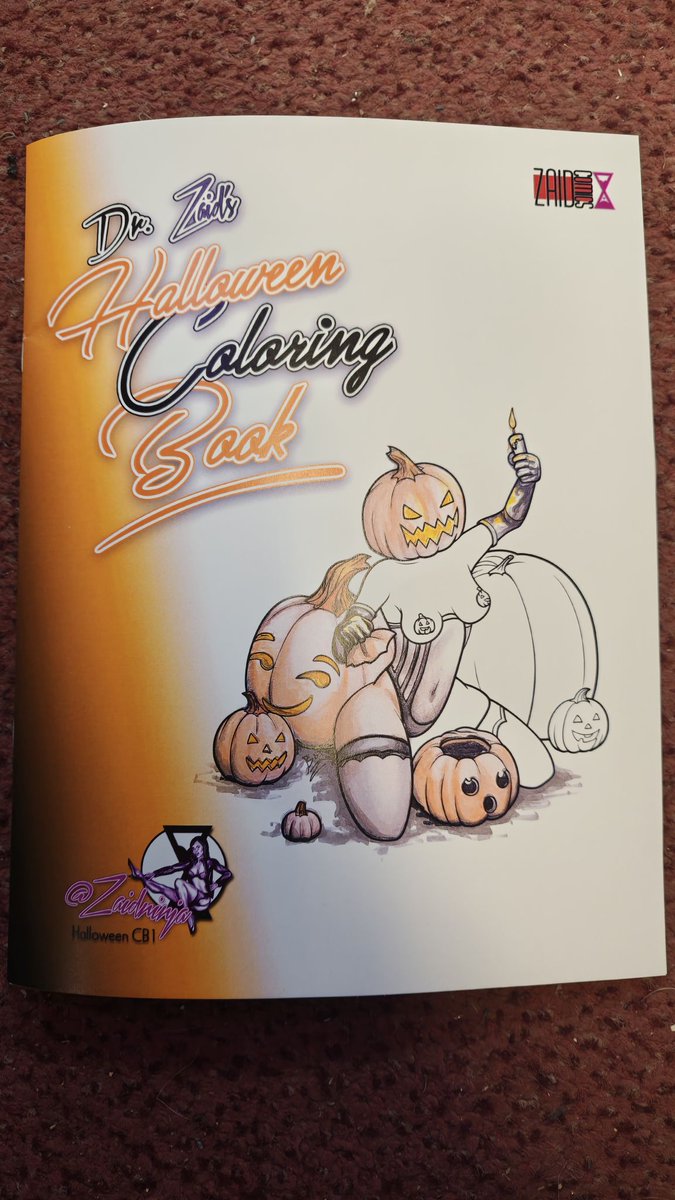 Zaidninja's tweet photo. Dr. Zaid's Halloween Coloring Book.
Hot off the press, in full size.
Pages and pages full of my sexy Halloween Pinups all line art to be colored by who?
You!
https://t.co/1pjeoevaCc
#halloweenart https://t.co/BaZ2PBFNtr