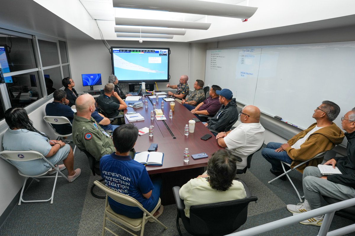 fema's tweet photo. FEMA is actively coordinating with officials in Guam &amp; CNMi as Typhoon #Champi approaches. We’re prepared to support locally led response efforts with personnel &amp; resources ready in place. https://t.co/D9oN4F8vPJ