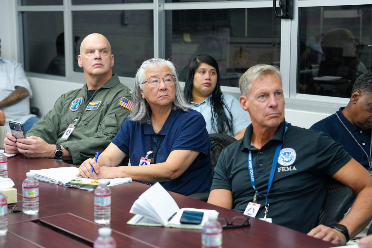 fema's tweet photo. FEMA is actively coordinating with officials in Guam &amp; CNMi as Typhoon #Champi approaches. We’re prepared to support locally led response efforts with personnel &amp; resources ready in place. https://t.co/D9oN4F8vPJ