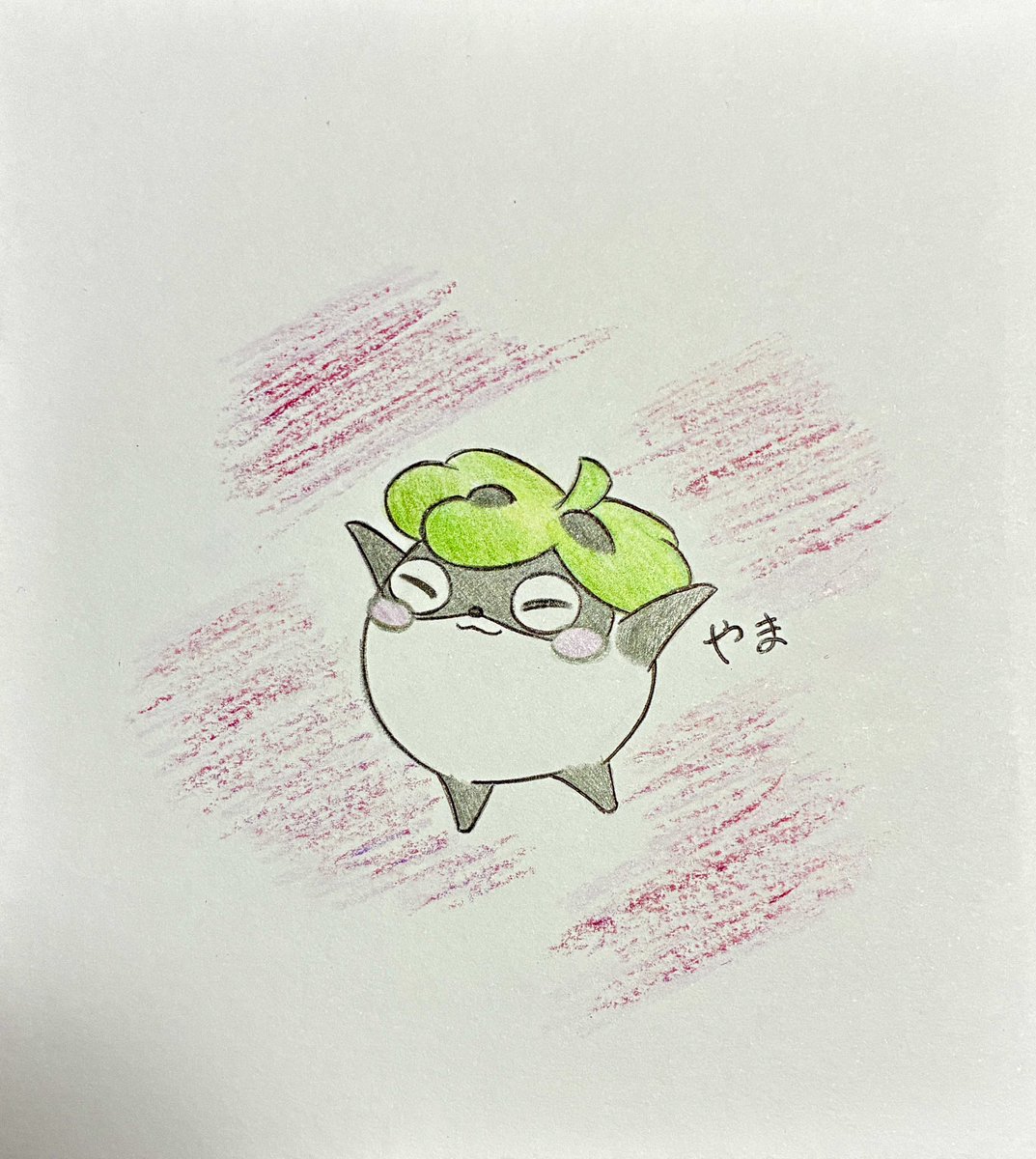 yama_sizimi's tweet photo. シロくん(*´꒳`*)
#ニンマスイラスト #アナログイラスト https://t.co/2sdGNCeGiy