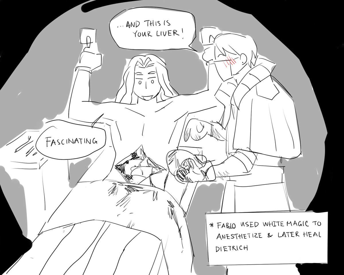 weirdsoaps's tweet photo. My favorite thing abt dietrich/Fabio is that I can draw them doing shit like this and its not that weird https://t.co/kU9U5S8F8A