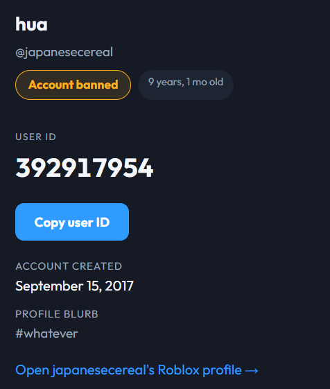 jhtxzb's tweet photo. @Roblox @DavidBaszucki Due to this apparently rightful "ban" my family has to suffer the enforcement ban result of this despite not being alt accounts. 

This has been a disaster and the worst October ever please resolve anybody going through this. 
#robloxbanwave #robloxappeal https://t.co/QSwB0N2wEN