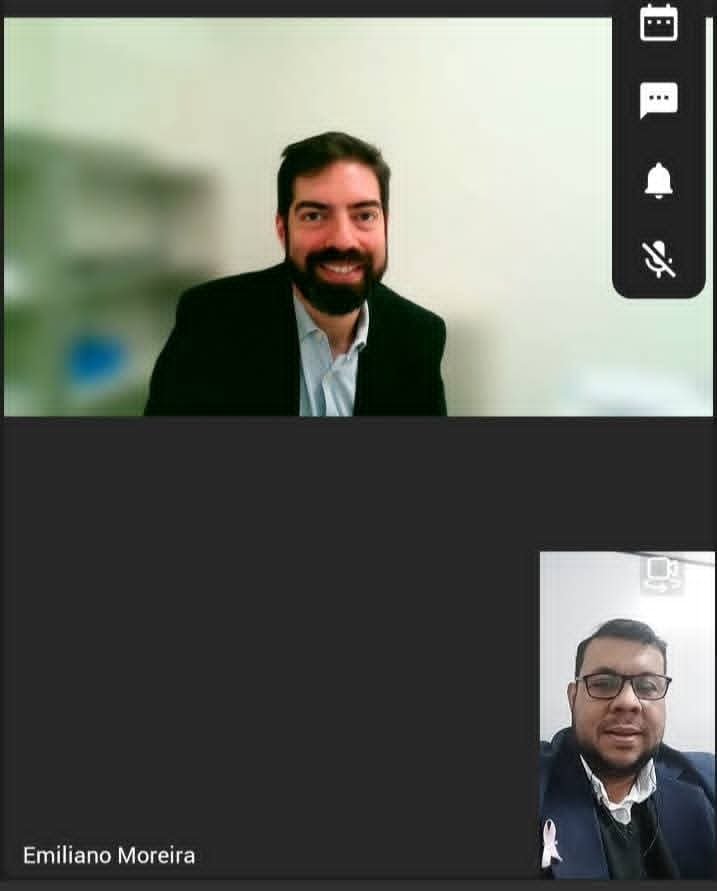 itslhcdparaguay's tweet photo. [#Miércoles] #ITSL 🇵🇾🤝🇦🇷 #ICAP avanzan hacia una red regional de formación legislativa.

Reunión virtual entre el Dir. del ITSL-HCD, #Diego_Irala, y el Subdir. del #ICAP Argentina, #Emiliano_Moreira, para fortalecer la capacitación parlamentaria. 📚 🏛️

#ITSL_HCD https://t.co/MRDKmhcoxL