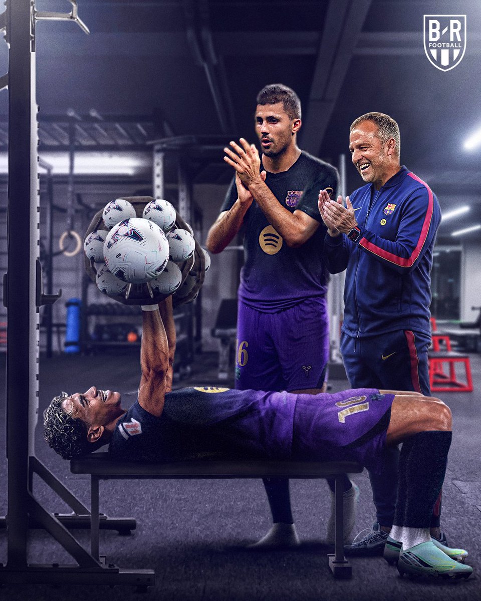 brfootball's tweet photo. ▪️ 5-2 win over Real Betis
▪️ Lamine Yamal goal and assist
▪️ Rodri first Barça goal 
▪️ Pau Cubarsí two assists

9/9 wins in La Liga and averaging 4+ goals a game. Barcelona are unstoppable 🔥 https://t.co/KPz5ngm5JX