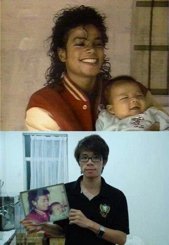 ilmjsm_'s tweet photo. Imagine finding a pic of yourself being held by Michael Jackson… literally the biggest flex 😭 https://t.co/HBEpw2L9kL