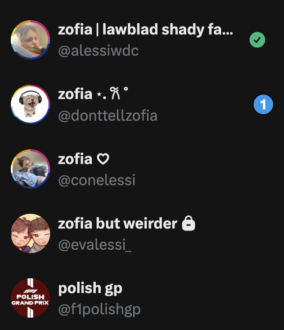 f1polishgp's tweet photo. ludzie na mojim alt są szokowani że JA jestem polish gp............. ja mam to w bio............. ale potwierdzam że JA @donttellzofia @alessiwdc (ludzie też jakoś myśłą że to też są dwie osoby xddd nie to jestem jedynie ja) zofia JESTEM polish gp https://t.co/PEiARz3YR4