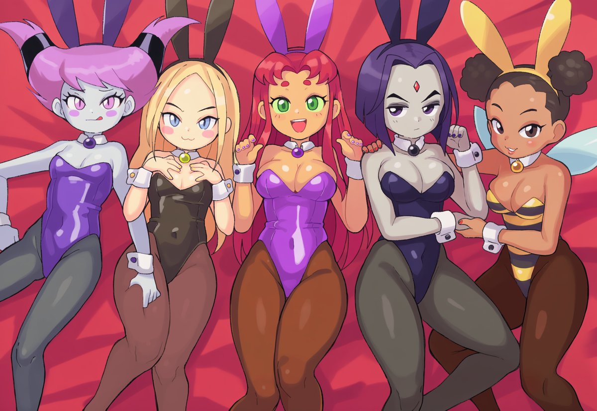 Chibicheeks5's tweet photo. Teen Titans!
Commissioned by Anonymous https://t.co/waBXeOsJkl